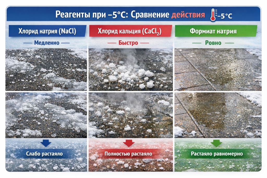 Противогололёдная химия без мифов